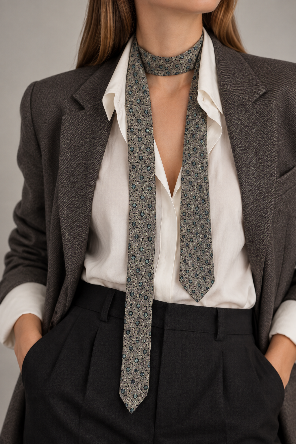 Gianni Versace vintage – cravată din 100% mătase | Made in Italy