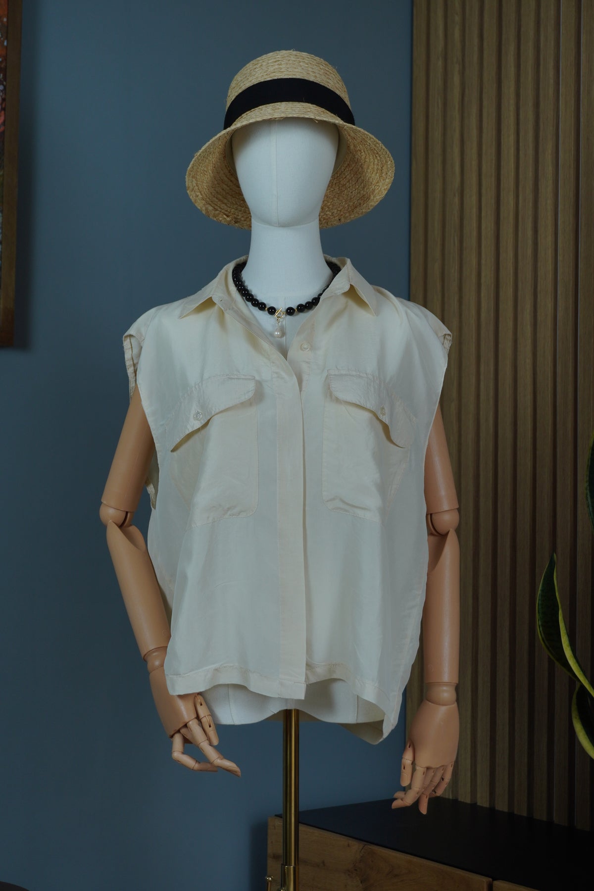 Chaque Fois by Gamma – Cămașă vintage din 100% mătase
