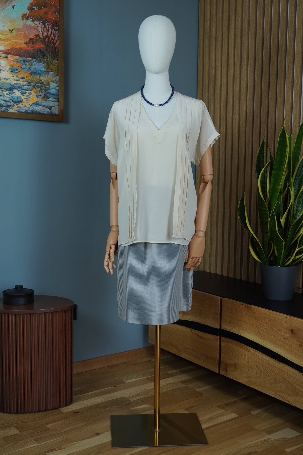 Luciano Soprani – Top vintage oversized din 100% in