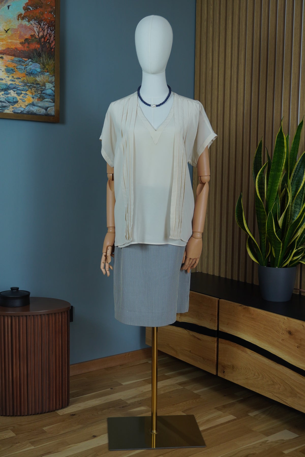 Luciano Soprani – Top vintage oversized din 100% in