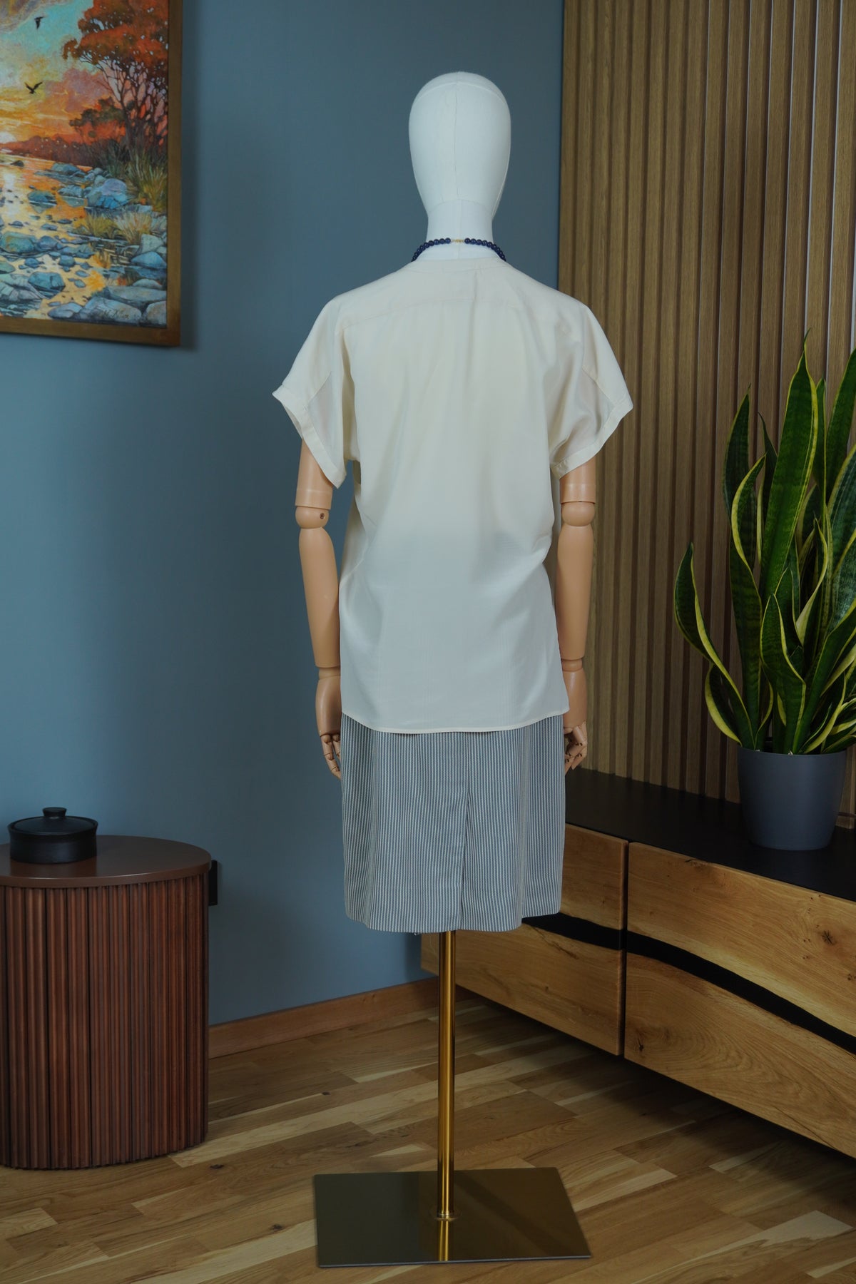 Luciano Soprani – Top vintage oversized din 100% in