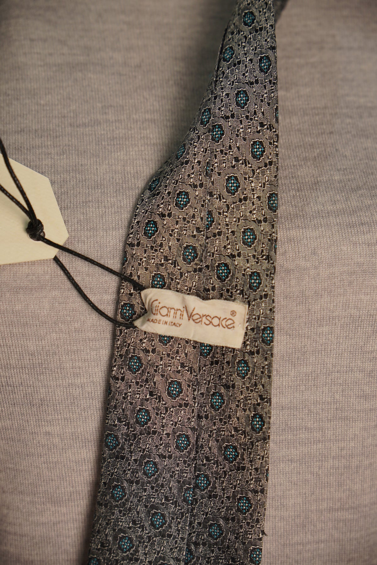 Gianni Versace vintage – cravată din 100% mătase | Made in Italy