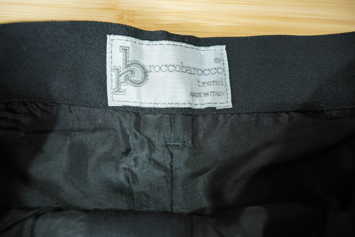 Roccobarocco – Pantaloni vintage din 100% lână
