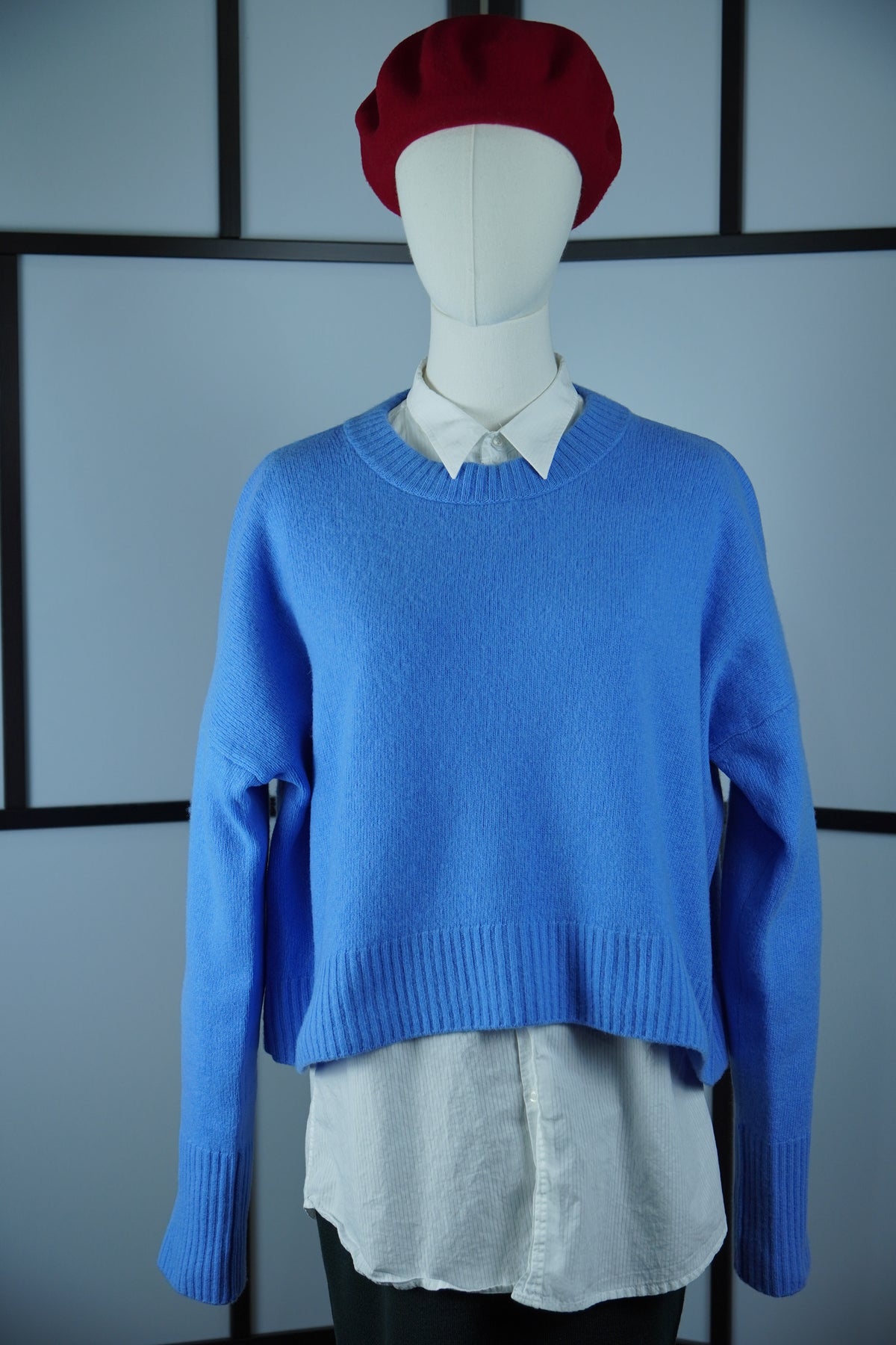 United Colors of Benetton – Pulover cropped din 100% lână