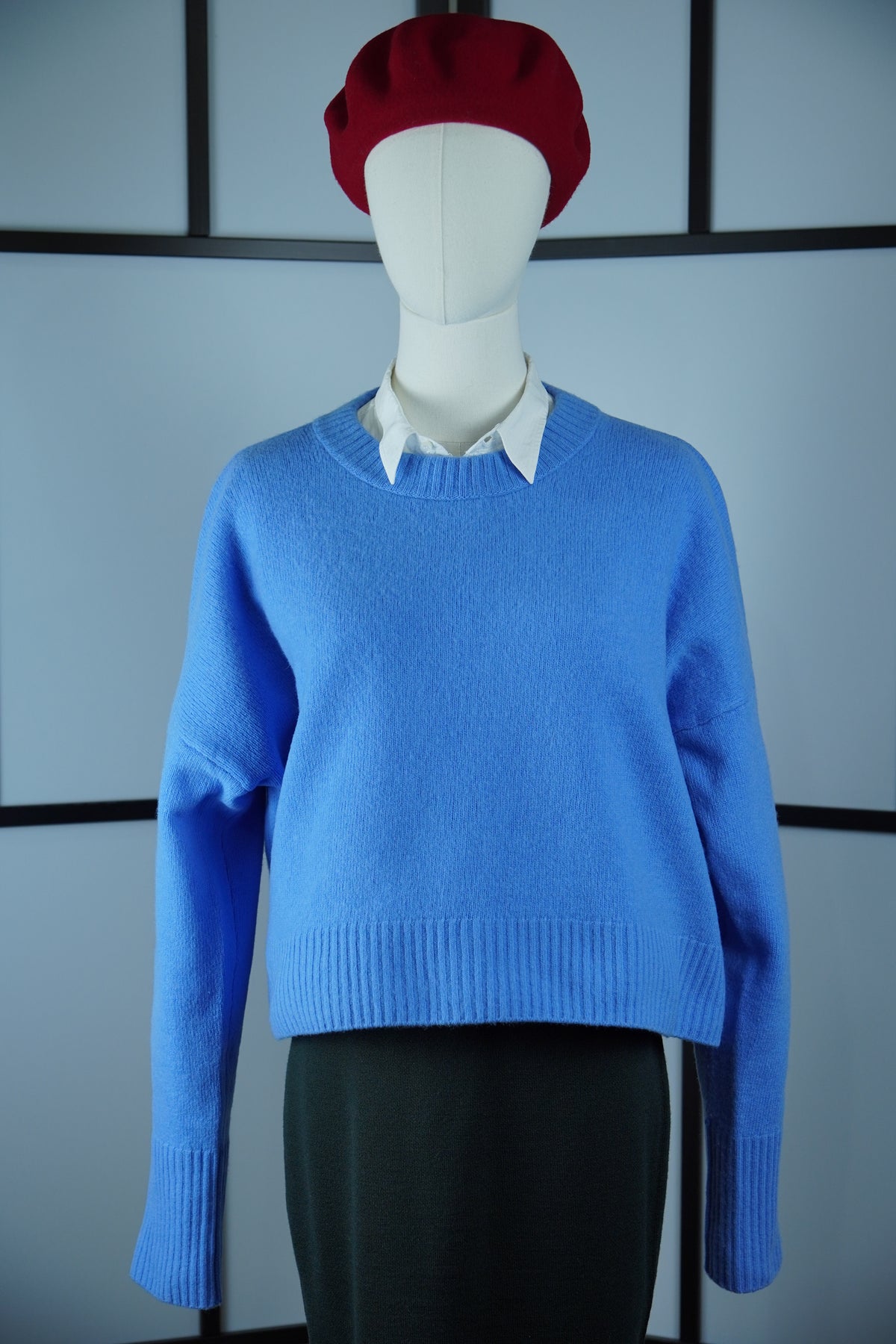 United Colors of Benetton – Pulover cropped din 100% lână
