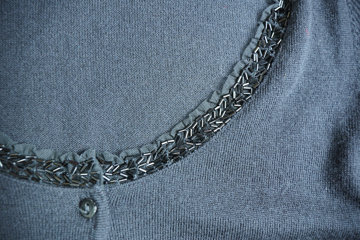 Luisa Spagnoli — cardigan din 100% lână virgină, Made in Italy