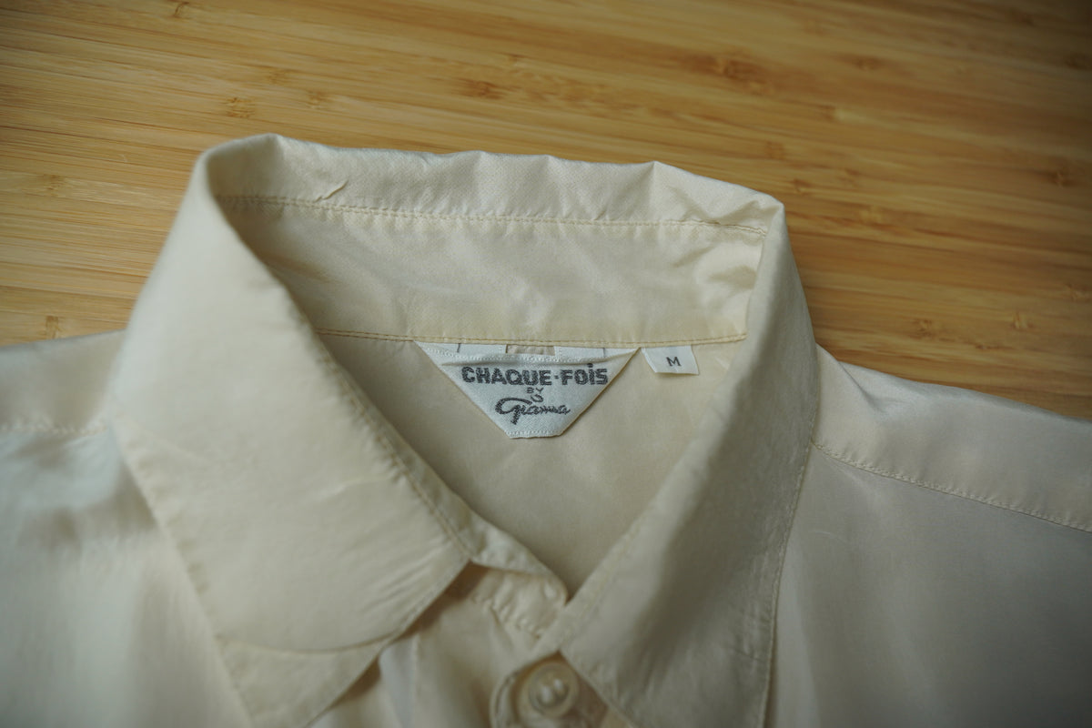 Chaque Fois by Gamma – Cămașă vintage din 100% mătase