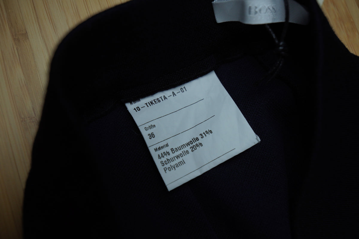 Boss — Pantaloni cropped cu picior larg
