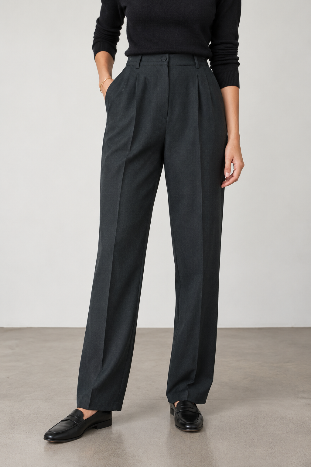 Roccobarocco – Pantaloni vintage din 100% lână